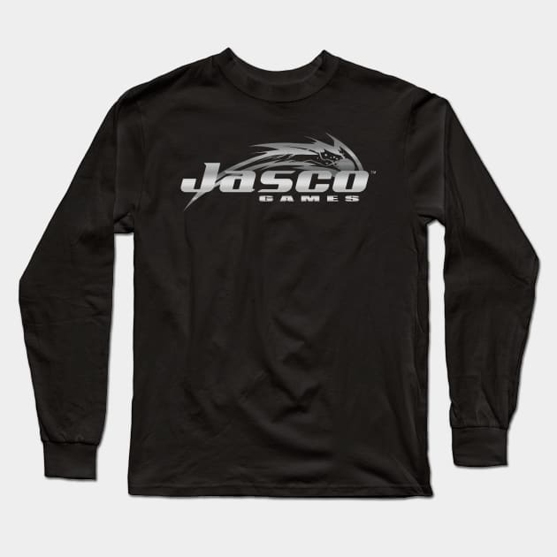 Jasco Games Logo Silver Long Sleeve T-Shirt by JascoGames